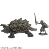 Reaper Bones USA: Giant Snapping Turtle (07107) (Knight not included)