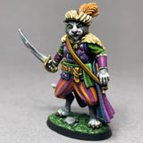 Reaper Bones USA: Gerard, Catfolk Bard (30132)
