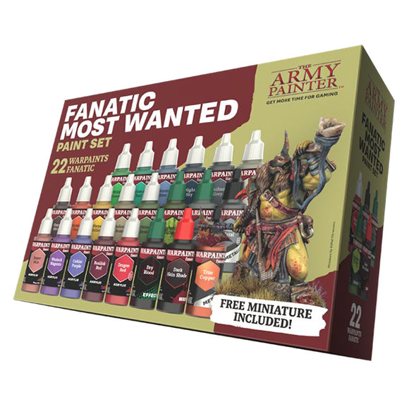 The Army Painter Warpaints Fanatic: Most Wanted Paint Set (WP8071)