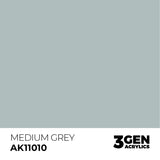 AK Interactive 3GEN: Medium Grey (17ml) (AK11010)