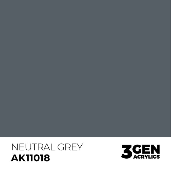 AK Interactive 3GEN: Neutral Grey (17ml) (AK11018)