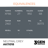 AK Interactive 3GEN: Neutral Grey (17ml) (AK11018)