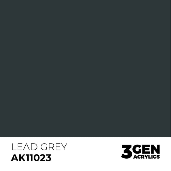 AK Interactive 3GEN: Lead Grey (17ml) (AK11023)