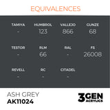 AK Interactive 3GEN: Ash Grey (17ml) (AK11024)