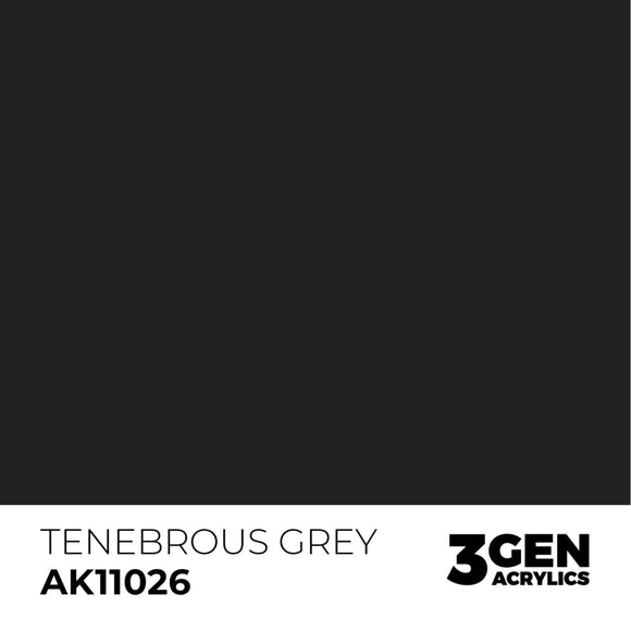 AK Interactive 3GEN: Tenebrous Grey (17ml) (AK11026)