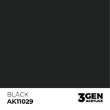AK Interactive 3GEN: Black - Intense (17ml) (AK11029)