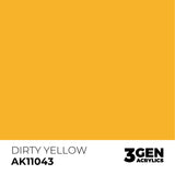 AK Interactive 3GEN: Dirty Yellow (17ml) (AK11043)