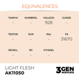 AK Interactive 3GEN: Light Flesh (17ml) (AK11050)