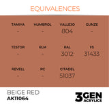 AK Interactive 3GEN: Beige Red (17ml) (AK11064)