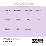 AK Interactive 3GEN: Pastel Violet (17ml) (AK11069)
