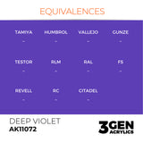 AK Interactive 3GEN: Deep Violet - Intense (17ml) (AK11072)
