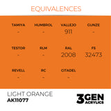 AK Interactive 3GEN: Light Orange (17ml) (AK11077)