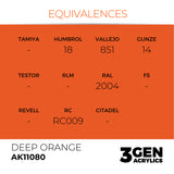 AK Interactive 3GEN: Deep Orange - Intense (17ml) (AK11080)