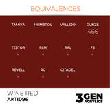 AK Interactive 3GEN: Wine Red (17ml) (AK11096)