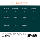 AK Interactive 3GEN: Archaic Turquoise (17ml) (AK11172)