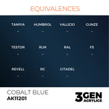 AK Interactive 3GEN: Cobalt Blue - Metallic (17ml) (AK11201)