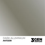 AK Interactive 3GEN: Dark Aluminium - Metallic (17ml) (AK11208)