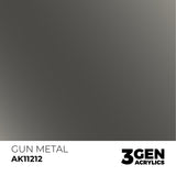 AK Interactive 3GEN: Gun Metal - Metallic (17ml) (AK11212)