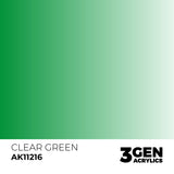 AK Interactive 3GEN: Clear Green (17ml) (AK11216)