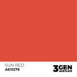 AK Interactive 3GEN: Sun Red - Color Punch (17ml) (AK11279)