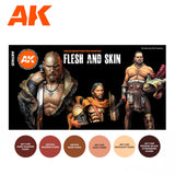 AK Interactive 3GEN: Flesh and Skin Set - The Original Selection - 6 Colors (AK11621)