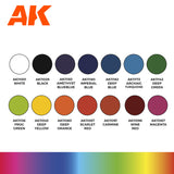 AK Interactive 3GEN: Basic Starter Set - 14 Colors Selected by JoseDavinci (AK11775)