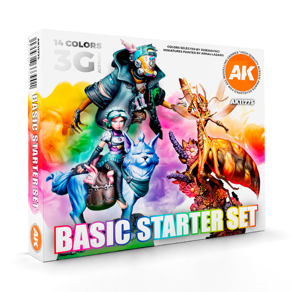 AK Interactive 3GEN: Basic Starter Set - 14 Colors Selected by JoseDavinci (AK11775)