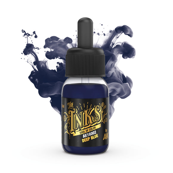 AK Interactive The Inks: Deep Blue (30ml) (AK16002)