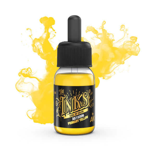 AK Interactive The Inks: Primary Yellow (30ml) (AK16006)