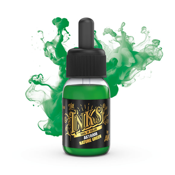 AK Interactive The Inks: Nature Green (30ml) (AK16008)