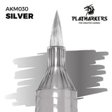 AK Interactive Playmarkers: Silver (Metallic) (AKM030)