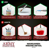 The Army Painter - Wargamer: Insane Detail Brush (Size 5/0) (BR7036) - Updated 2025 Version