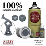 The Army Painter Colour Primer: Uniform Grey (400ml) (CP3010) - SLOW SHIPPING, READ SHIPPING RESTRICTIONS BEFORE BUYING