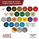 The Army Painter Colour Primer: Uniform Grey (400ml) (CP3010) - SLOW SHIPPING, READ SHIPPING RESTRICTIONS BEFORE BUYING