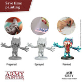 The Army Painter Colour Primer: Ash Grey (400ml) (CP3029) - SLOW SHIPPING, READ SHIPPING RESTRICTIONS BEFORE BUYING
