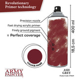 The Army Painter Colour Primer: Ash Grey (400ml) (CP3029) - SLOW SHIPPING, READ SHIPPING RESTRICTIONS BEFORE BUYING