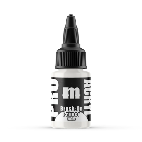 Monument Hobbies Pro Acryl: PRIME - Brush-On White (22ml) (MPAP-013)