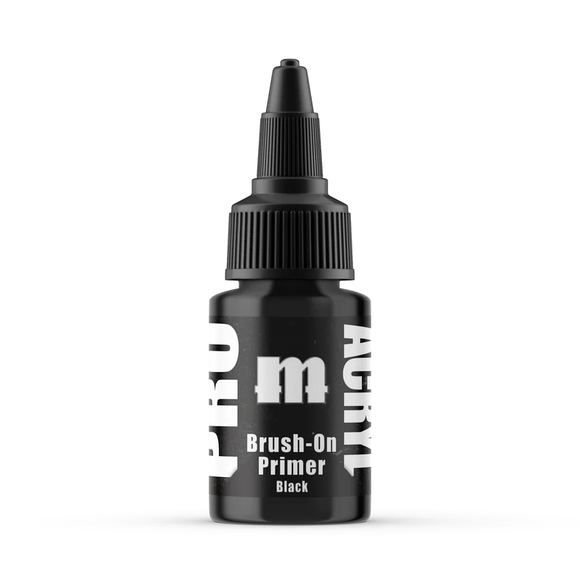 Monument Hobbies Pro Acryl: PRIME - Brush-On Black (22ml) (MPAP-017)