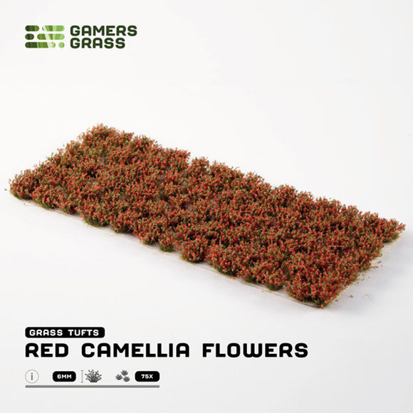 GamersGrass: Tufts - Red Camellia Flowers (6mm) (GGFS-RC)