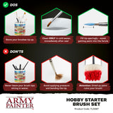 The Army Painter: Hobby Starter Brush Set (TL5067) - Updated 2025 Version