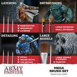 The Army Painter: Miniature Mega Brush Set (TL5070) - Updated 2025 Version