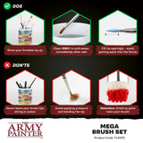 The Army Painter: Miniature Mega Brush Set (TL5070) - Updated 2025 Version