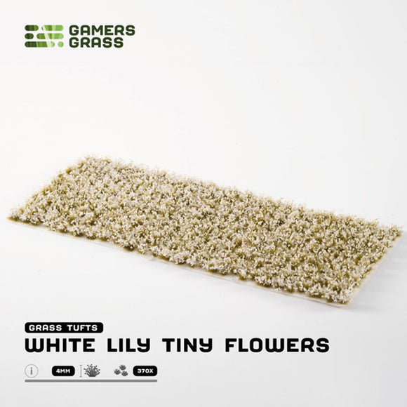 GamersGrass: Tufts - White Lily Tiny Flowers (4mm) (GGFS-WL)
