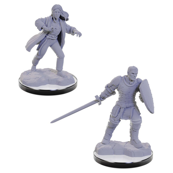D&D Nolzur's Marvelous Miniatures: Reborn Paladin & Warlock (90673)
