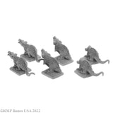 Reaper Bones USA: Giant Tomb Rats (6) (07031)