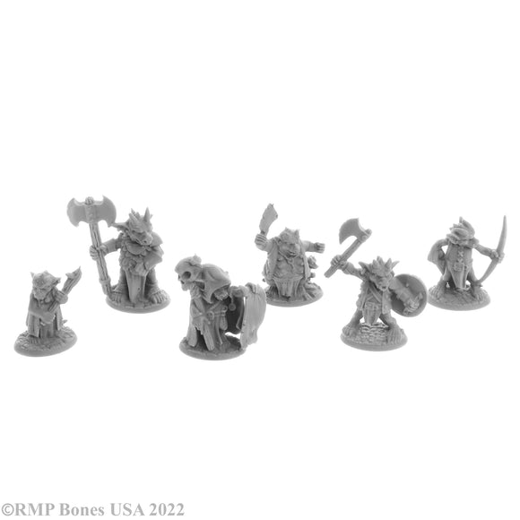Reaper Bones USA: Ratpelt Kobold Leaders (6) (07053)