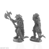 Reaper Bones Black: Dragonfolk Fighter and Ranger (44146)