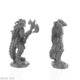 Reaper Bones Black: Dragonfolk Fighter and Ranger (44146)