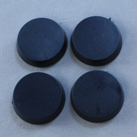 Reaper Base Boss: 20mm Round Plastic Flat Top Base (25) (74041)
