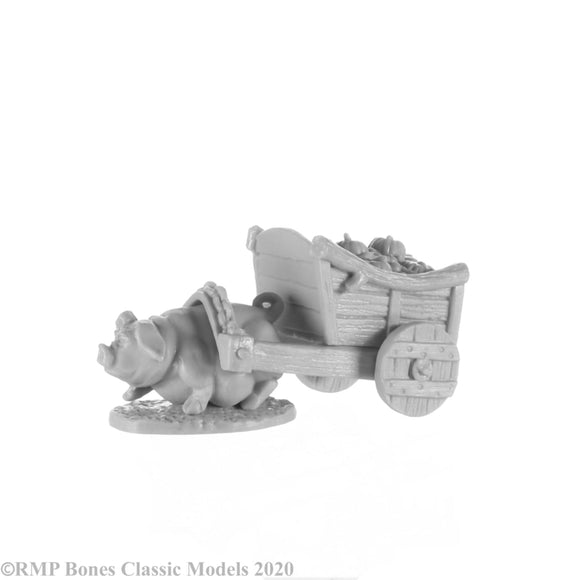Reaper Bones: Pig and Cart (77657)